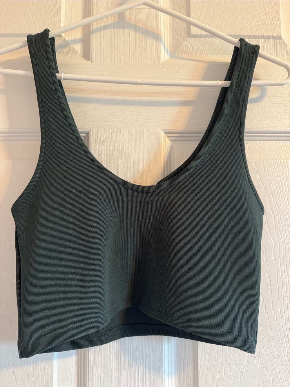 Zara Ribbed Crop Tan - Picture 4 of 6